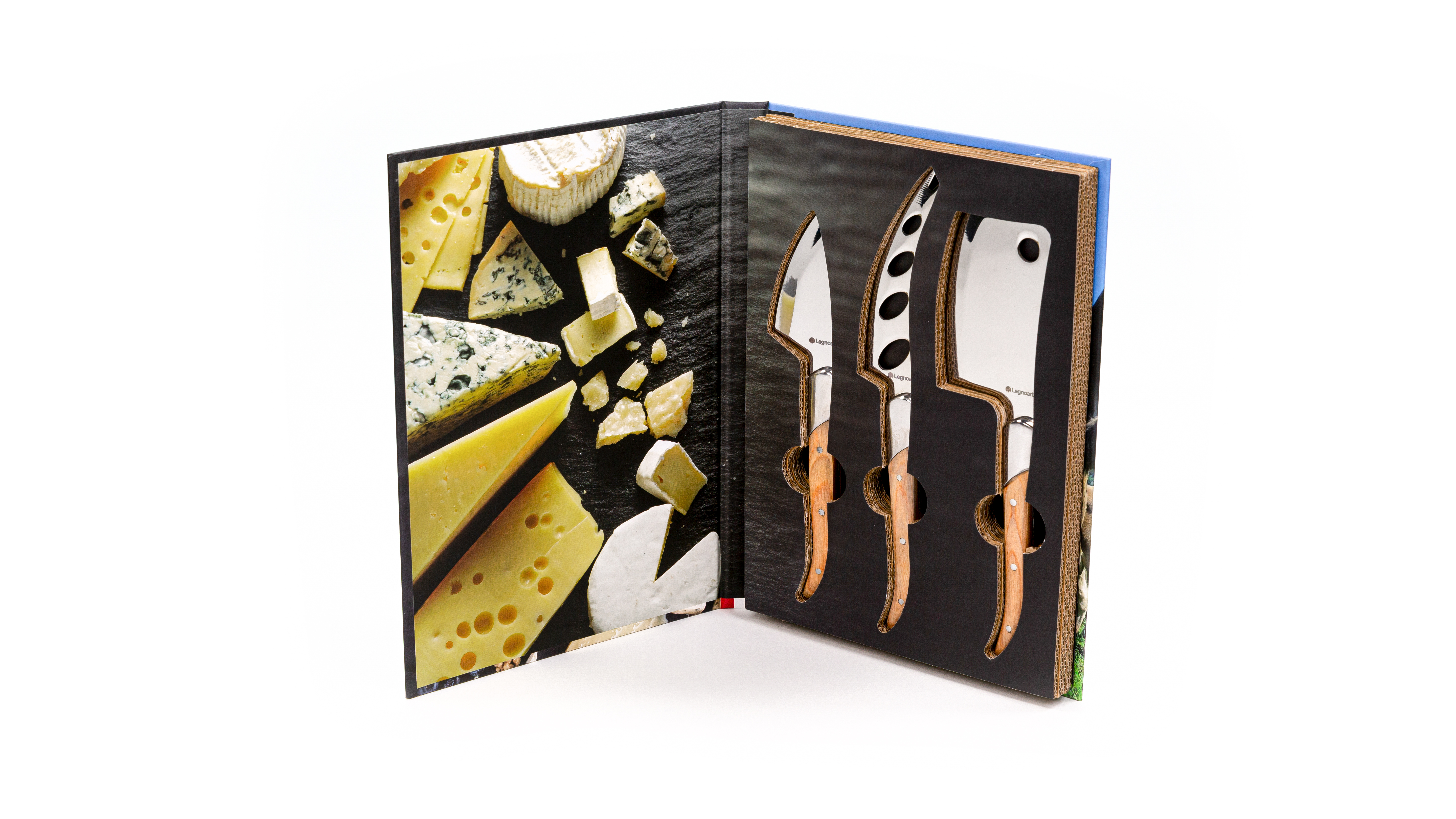 Legnoart REGGIO Osteknivesæt Lyst træ